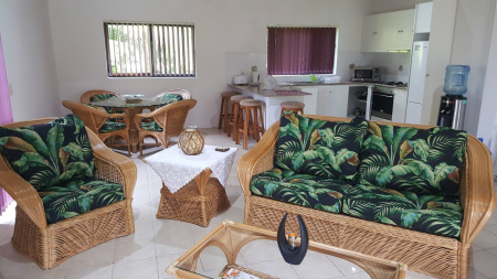 Inside Te Vaiora Villa - Living